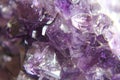 Raw Amethyst druse Royalty Free Stock Photo