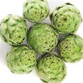 Raw artichokes Royalty Free Stock Photo