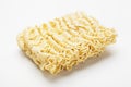 Raw asian instant noodles