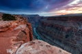 Raw beauty of the Grand Canyon with Colorado River Royalty Free Stock Photo