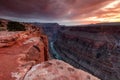 Raw beauty of the Grand Canyon with Colorado River Royalty Free Stock Photo