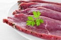 Raw beef fillets Royalty Free Stock Photo