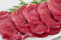 Raw beef fillets Royalty Free Stock Photo