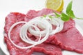 Raw beef fillets Royalty Free Stock Photo