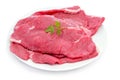 Raw beef fillets Royalty Free Stock Photo