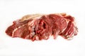 Raw beef meat chuleton Royalty Free Stock Photo