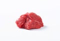 Raw beef meat chunk Royalty Free Stock Photo