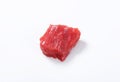 Raw beef meat chunk Royalty Free Stock Photo