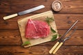 Raw beef meat fillet Royalty Free Stock Photo