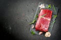 Raw beef meat tenderloin Royalty Free Stock Photo