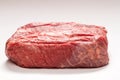 Raw Beef Roast On White Background Medium Shot