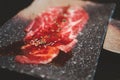 Raw beef for yakiniku style