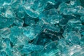 Raw Blue Glass Royalty Free Stock Photo