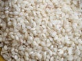 Raw bomba white rice Royalty Free Stock Photo