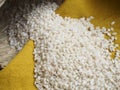 Raw bomba white rice Royalty Free Stock Photo