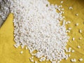 Raw bomba white rice Royalty Free Stock Photo