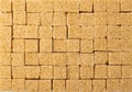 Raw Brown Cane Sugar Textured Pattern Background