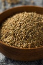 Raw Brown Organic  Ajwain Seed Royalty Free Stock Photo
