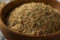 Raw Brown Organic  Ajwain Seed Royalty Free Stock Photo