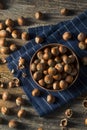 Raw Brown Organic Shelled Hazelnut Filberts