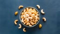 Raw Cashews Large Quantity on Smooth Surface