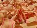 Raw cassava chips. Indonesia Javanese called it as opak telo. Traditional chips made off cassava. The taste is crunchy, savory,