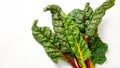 Raw chard on light background Royalty Free Stock Photo
