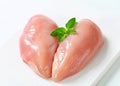 Raw chicken breast fillets Royalty Free Stock Photo