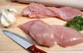 Raw chicken breasts Royalty Free Stock Photo