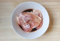 Raw chicken or ferment chicken