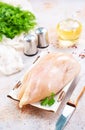 Chicken fillet Royalty Free Stock Photo