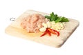 Raw chicken meat