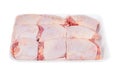 Raw chicken thigh Royalty Free Stock Photo