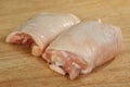 Raw Chicken Thighs Royalty Free Stock Photo