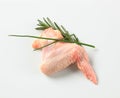 Raw chicken wing Royalty Free Stock Photo