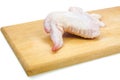 Raw chicken wing Royalty Free Stock Photo