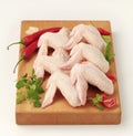 Raw chicken wings Royalty Free Stock Photo