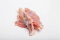 Raw chiken meat on a light background Royalty Free Stock Photo