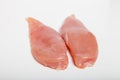 Raw chiken meat on a light background Royalty Free Stock Photo