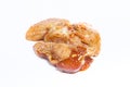 Raw chiken meat on a light background