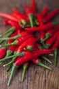 Raw chilis Royalty Free Stock Photo