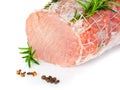 Raw chine of pork Royalty Free Stock Photo