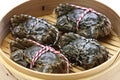 Raw chinese mitten crab, shanghai hairy crab Royalty Free Stock Photo