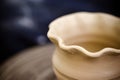 Raw clay vase Royalty Free Stock Photo