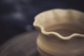 Raw clay vase Royalty Free Stock Photo