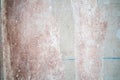 Raw Concrete and Plaster Construction Wall Texture with Markings Royalty Free Stock Photo