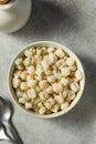Raw Cooked White Mexican Hominy Corn Royalty Free Stock Photo