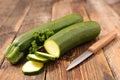 Raw courgette Royalty Free Stock Photo