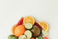 Raw cut citruses Royalty Free Stock Photo