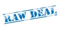 Raw deal blue stamp